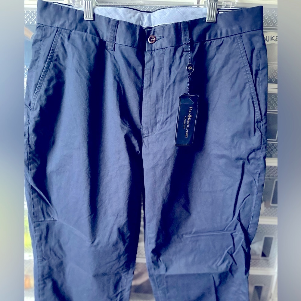 RALPH LAUREN POLO MEN CLASSIC FIT PANTS SZ 33/30 NWT